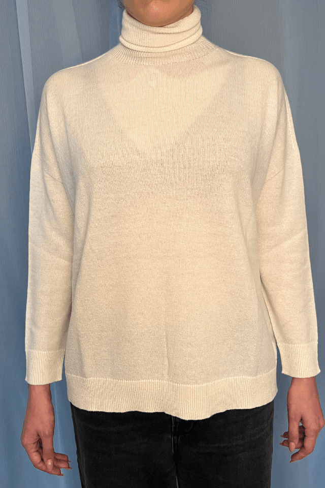 Maxi maglia dolcevita